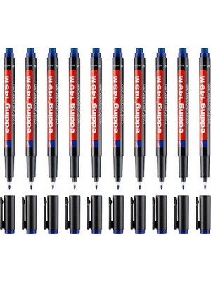 Edding 149M Asetat Kalem Silgili Mavi 10'lu