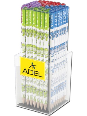 Adel Robotlar Yuvarlak Kurşun Kalem 72'li