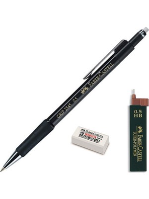 Faber-Castell Faber Grip Iı 1345 0.5 Uçlu Kalem Seti Siyah