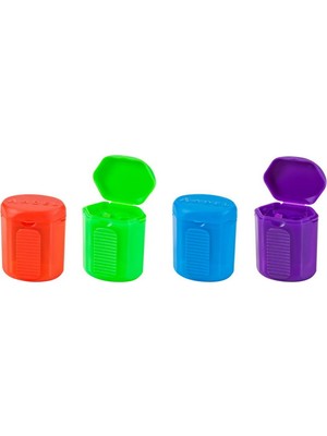 Adel Comfy Tekli Kalemtıraş Canlı Renkler 4'lü