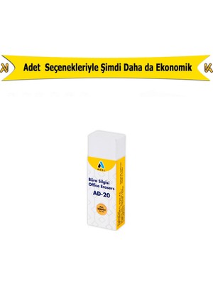 Adel Ad-20 769 Beyaz Silgi Büyük Boy