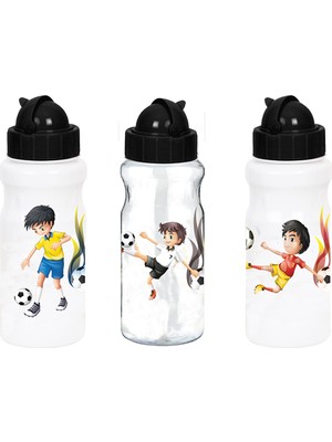 Ticon Fanatic Plastik Matara Suluk Şeffaf Desenli
