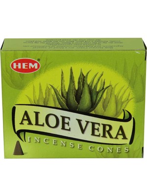 Hem Tütsü Aloe Vera Kokulu 10 Konik Tütsü - Aloe Vera