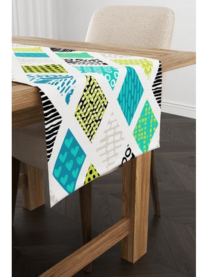 Cango Home Dekoratif Dijital Baskılı Runner CGH065-RN