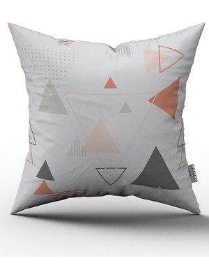 Cango Home Çift Tarafı Baskılı Kırlent Yastık Kılıfı CGH103-CT