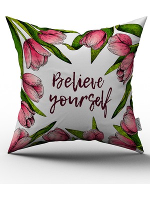 Cango Home Çift Tarafı Baskılı Kırlent Yastık Kılıfı CGH191-CT