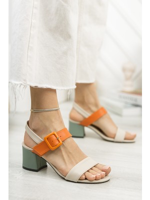M&B COLLECT Kadın Topuklu Sandalet