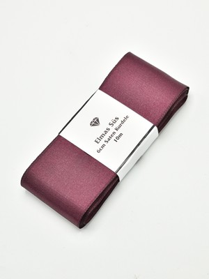 Elmas Süs Mürdüm Saten Kurdele Takı Kurdelesi (6CM-10M)