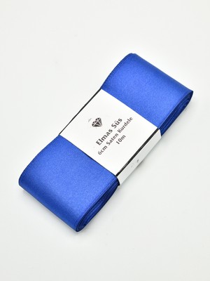 Elmas Süs Saks Mavisi Saten Kurdele Takı Kurdelesi (6CM-10M)