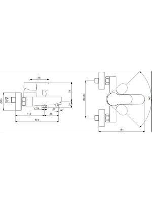 Ideal Standard Vito Grande Banyo Bataryası