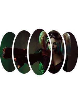 Renkselart Harley Quinn Mdf TABLO-0595