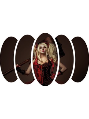 Renkselart Harley Quinn Mdf TABLO-0617
