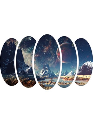 Renkselart Uzay Bilim Kurgu Sci-Fi Mdf TABLO-0859