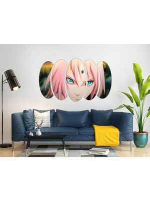 Renkselart Naruto Anime Sakura Mdf TABLO-0384