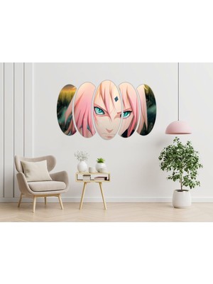 Renkselart Naruto Anime Sakura Mdf TABLO-0384