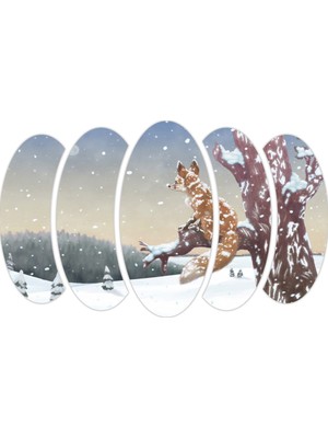 Renkselart Tilki Mdf TABLO-2759