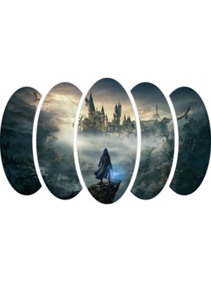 Renkselart Harry Potter Hogwarts Mdf TABLO-2996