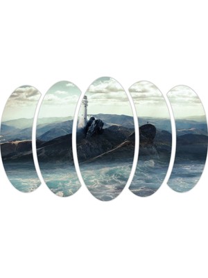 Renkselart Deniz Feneri Mdf TABLO-2959