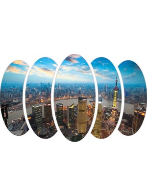 Renkselart Şehir Mdf Tablo-1670