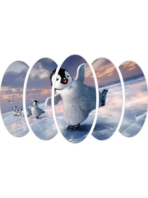 Renkselart Penguen Mdf Tablo-1863