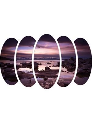 Renkselart Sahil Kıyı Deniz Mdf Tablo-1978