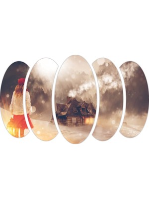 Renkselart Kırmızı Başlıklı Kız Mdf Tablo-3086