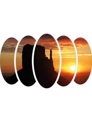 Renkselart Vahşi Batı Mdf Tablo-3267