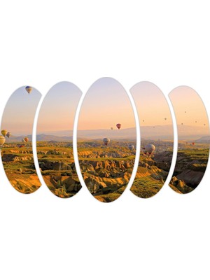 Renkselart Uçan Balonlar Mdf Tablo-3327