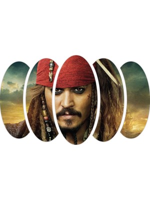 Renkselart Jack Sparrow Mdf Tablo-3403