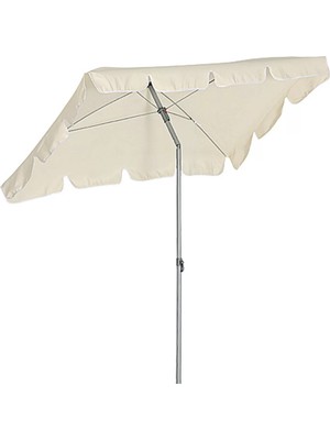 Sunfun Dikdörtgen Şemsiye - 120X180 cm - Beyaz - Ürün Güneşten Korunma Için Uygundur