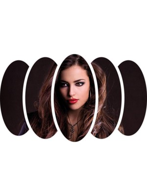 Renkselart Kadın Saç Modeli Kuaför Mdf TABLO-1008