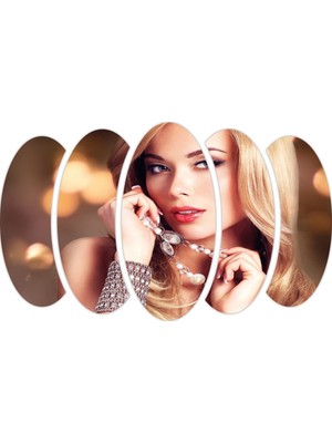 Renkselart Kadın Saç Modeli Kuaför Mdf TABLO-1024