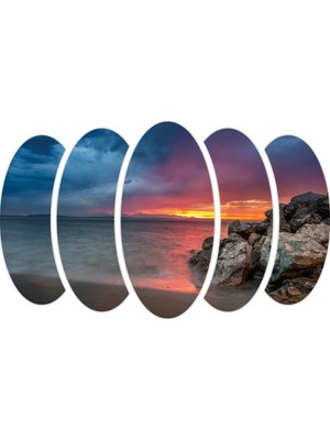 Renkselart Gün Batımı Sunset Mdf TABLO-1417