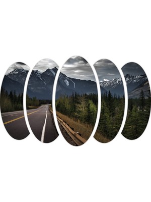 Renkselart Asfalt Yol Mdf TABLO-1459