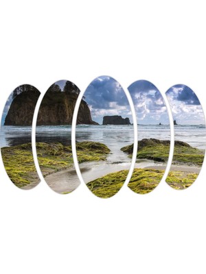 Renkselart Sahil Kıyı Deniz Mdf Tablo 2053