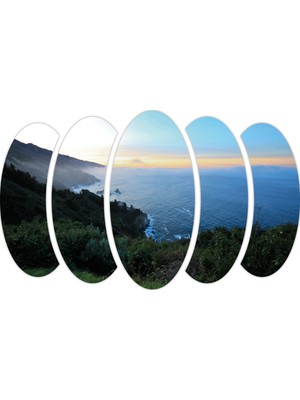 Renkselart Sahil Kıyı Deniz Mdf Tablo 2149