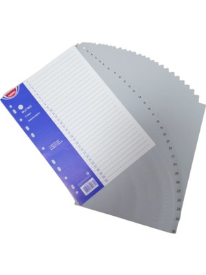 Noki Plastik Seperatör 31 Rakam Ayraç A4 6 Adet