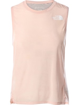 The North Face W Up With The Sun Tank Kadın Günlük Tişört NF0A538VUBF1 Krem