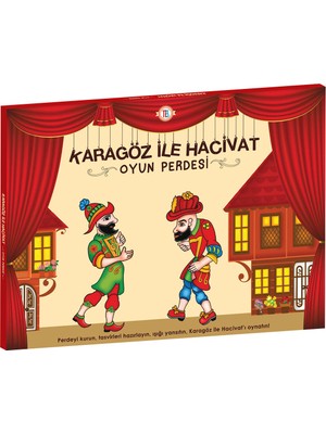 Tes Karagöz ile Hacivat Oyun Perdesi 38X28 cm