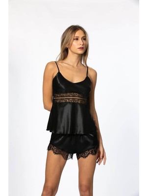 Pierre Cardin 2490 Üçlü Şort Takım - Siyah