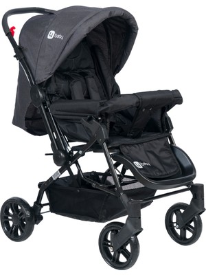 4 Baby Olympus Siyah Çift Yön Bebek Arabası