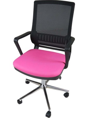 Uzay Ofis Nehir Çalışma Koltuğu - Pembe