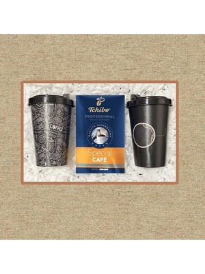 Tchibo Special 250 gr  2 'li  Kapaklı Plastik Bardak Seti