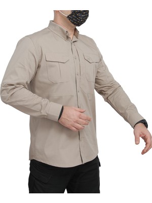 Yds Tactıcal Gömlek -Kum (Güçlü Ve Esnek Tactical Gömlek)