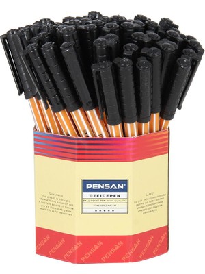 Pensan 1010 Tükenmez Kalem 60'lı Siyah