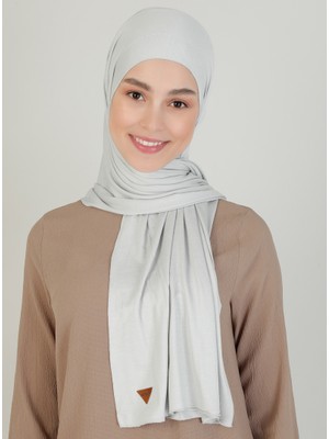 Penye Şal - Açık Gri - Ecardin