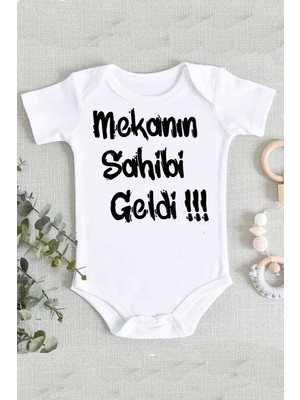 Limon Mekanın Sahibi Geldi Baskılı Bebek Zıbın Body