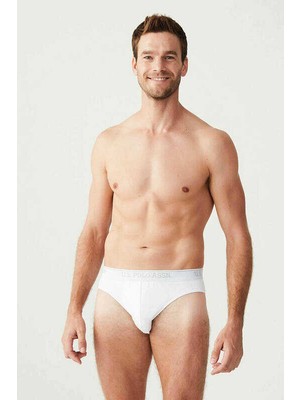 U.S. Polo Assn. Bel Lastiği Baskılı Düşük Bel Slip 3'lü Paket 83057