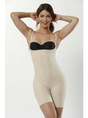 Form Angel - Lazer Kesim Ayar Askılı Göğüs Altı Paçalı Boy Korse 2010