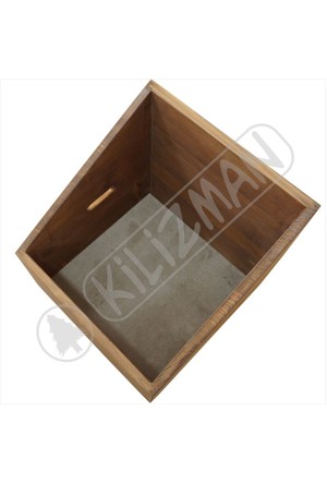 Square Wood Box for Centerpiece 